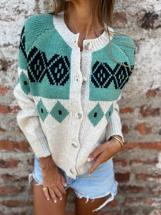 Allison | Stilvolle Strickjacke