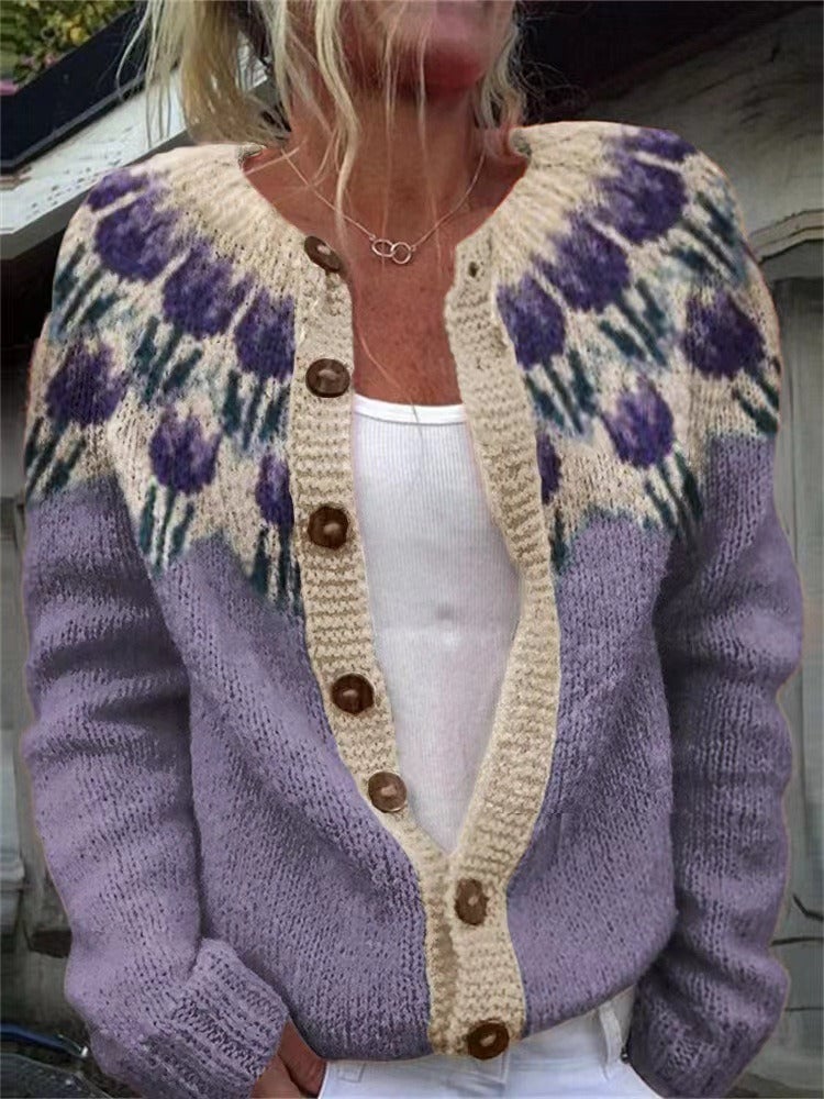 Josefien | Stilvolle Strickjacke