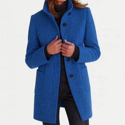 Alina | Damen Wollmantel Midi