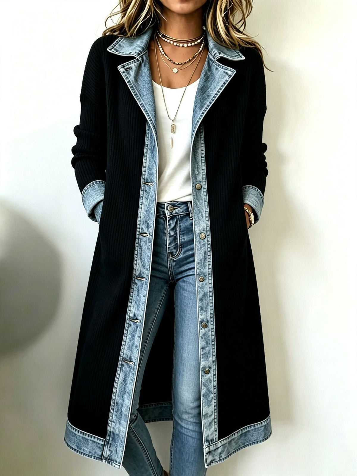 Riley | Kuscheliger Longline-Strickcardigan