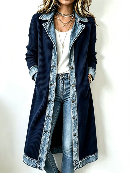 Riley | Kuscheliger Longline-Strickcardigan