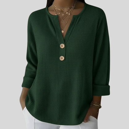 Lucinda | Stilvolles Henley-Oberteil