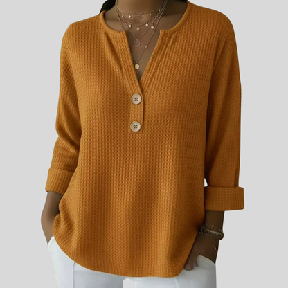 Lucinda | Stilvolles Henley-Oberteil