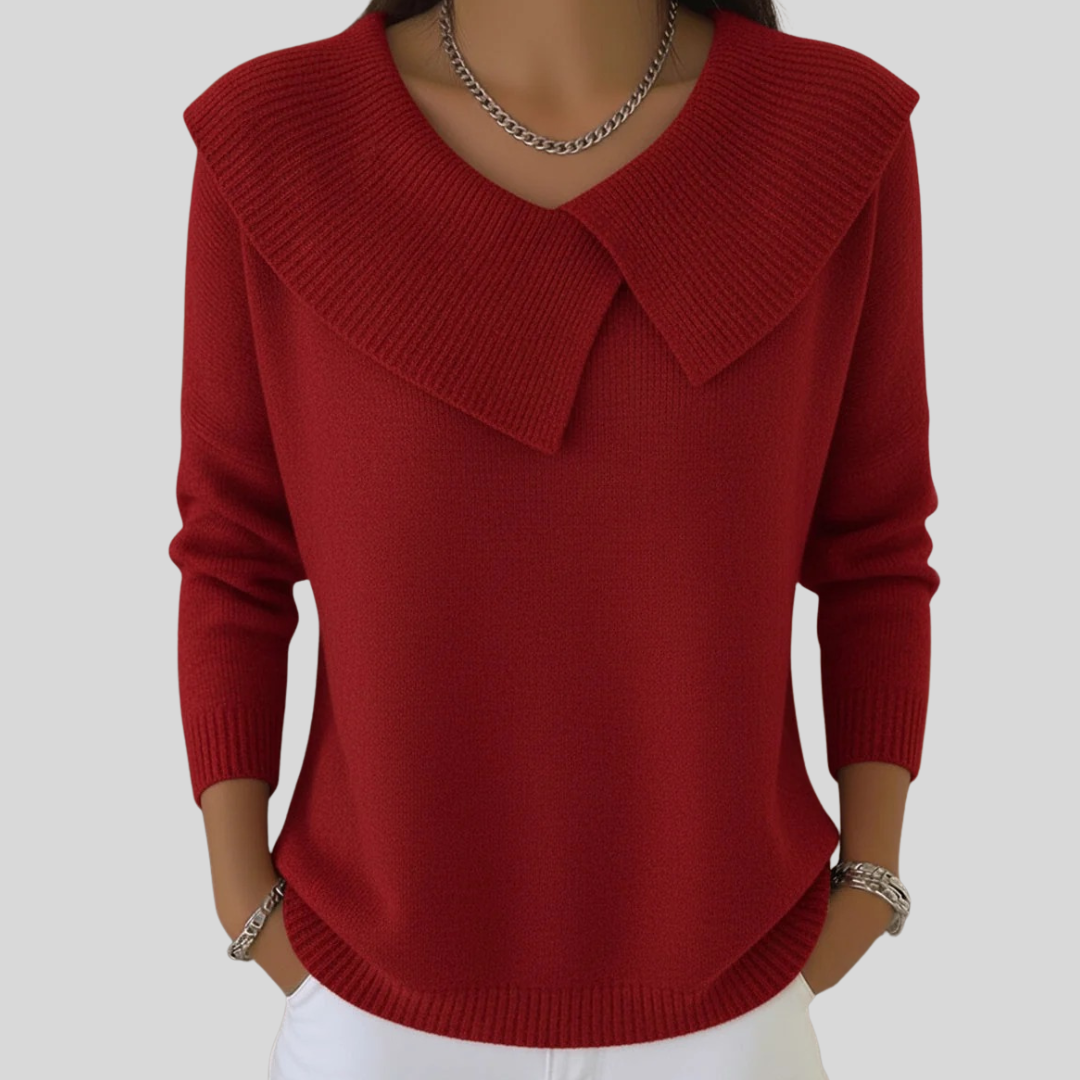 Sunnora | Pullover mit Kragen