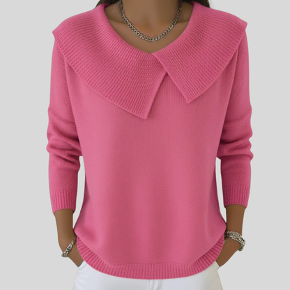 Sunnora | Pullover mit Kragen