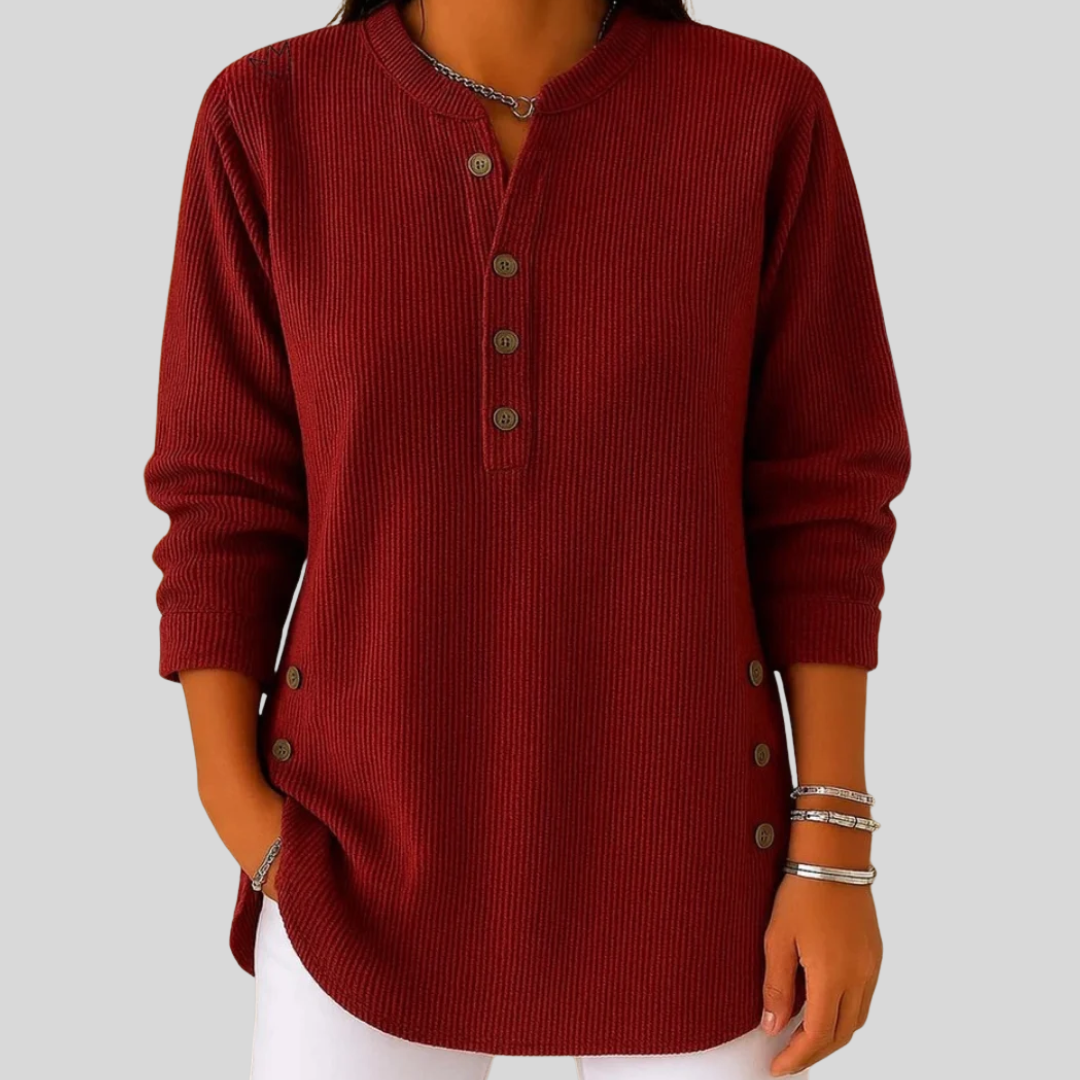Neva | Elegante Henley-Tunika