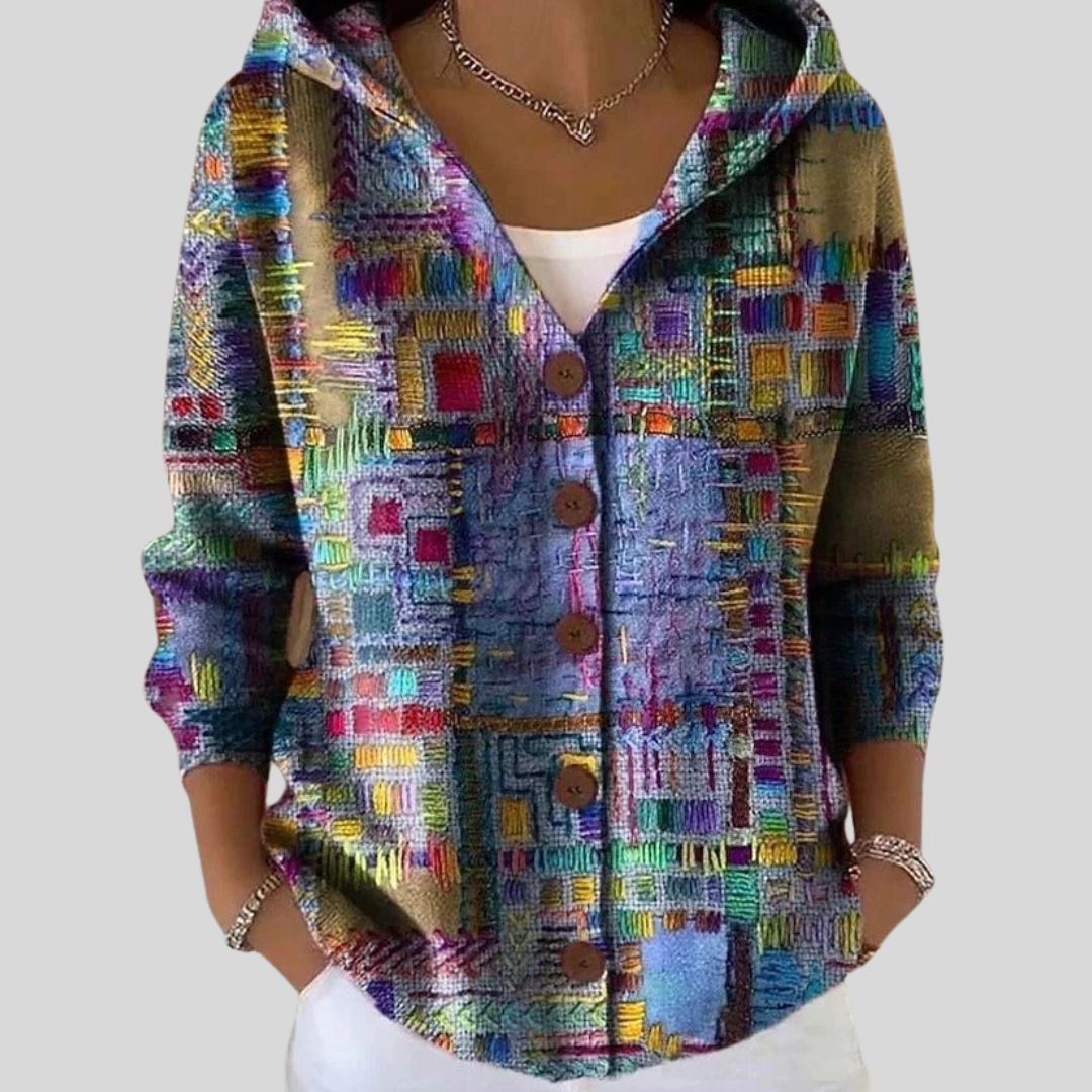 Patchouli | Künstlerische Strickjacke