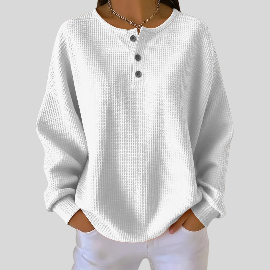 Mirabel | Sweatshirt mit Waffelstruktur