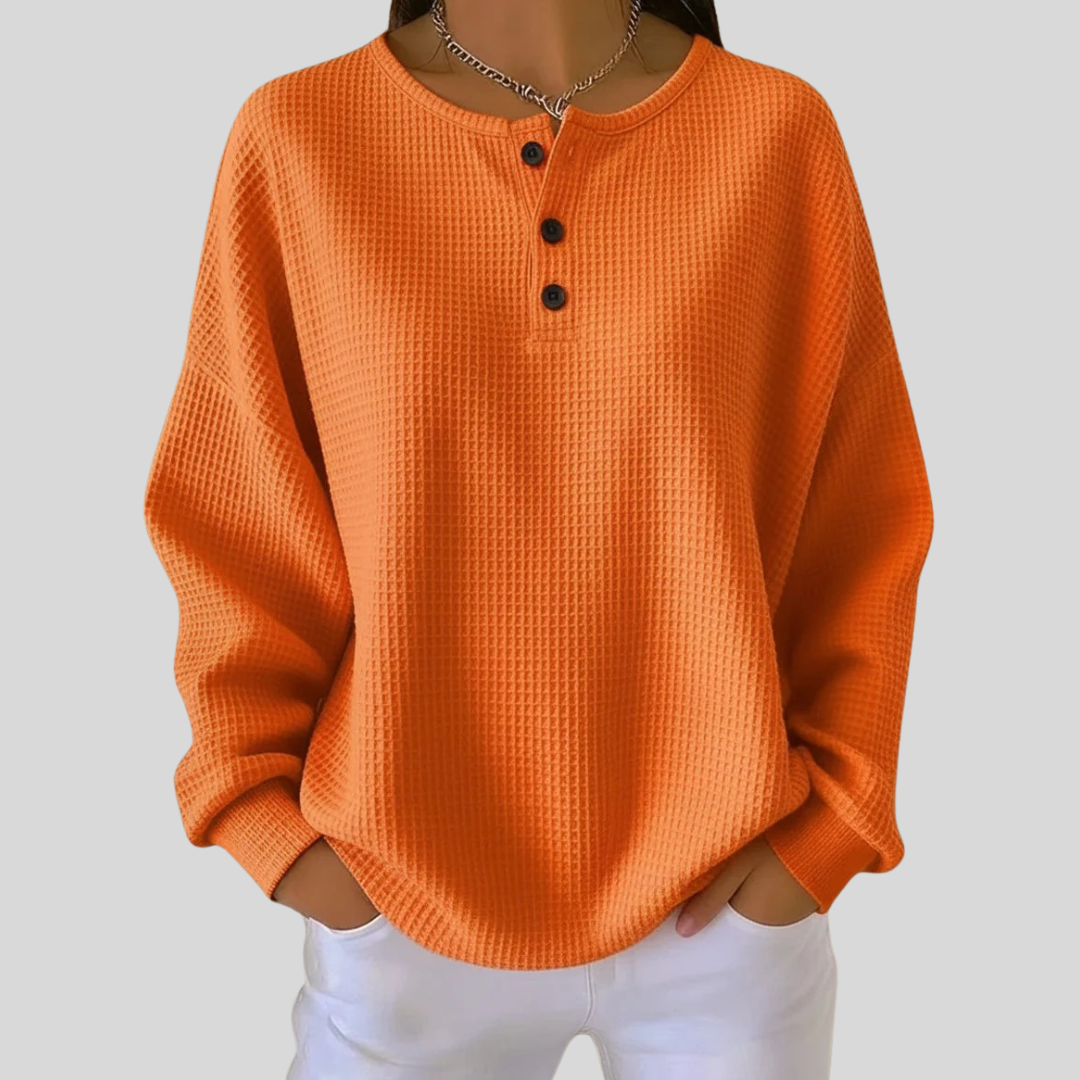 Mirabel | Sweatshirt mit Waffelstruktur