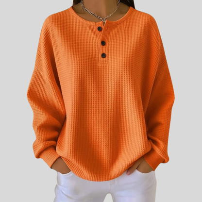 Mirabel | Sweatshirt mit Waffelstruktur