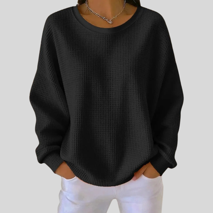 Mirabel | Sweatshirt mit Waffelstruktur